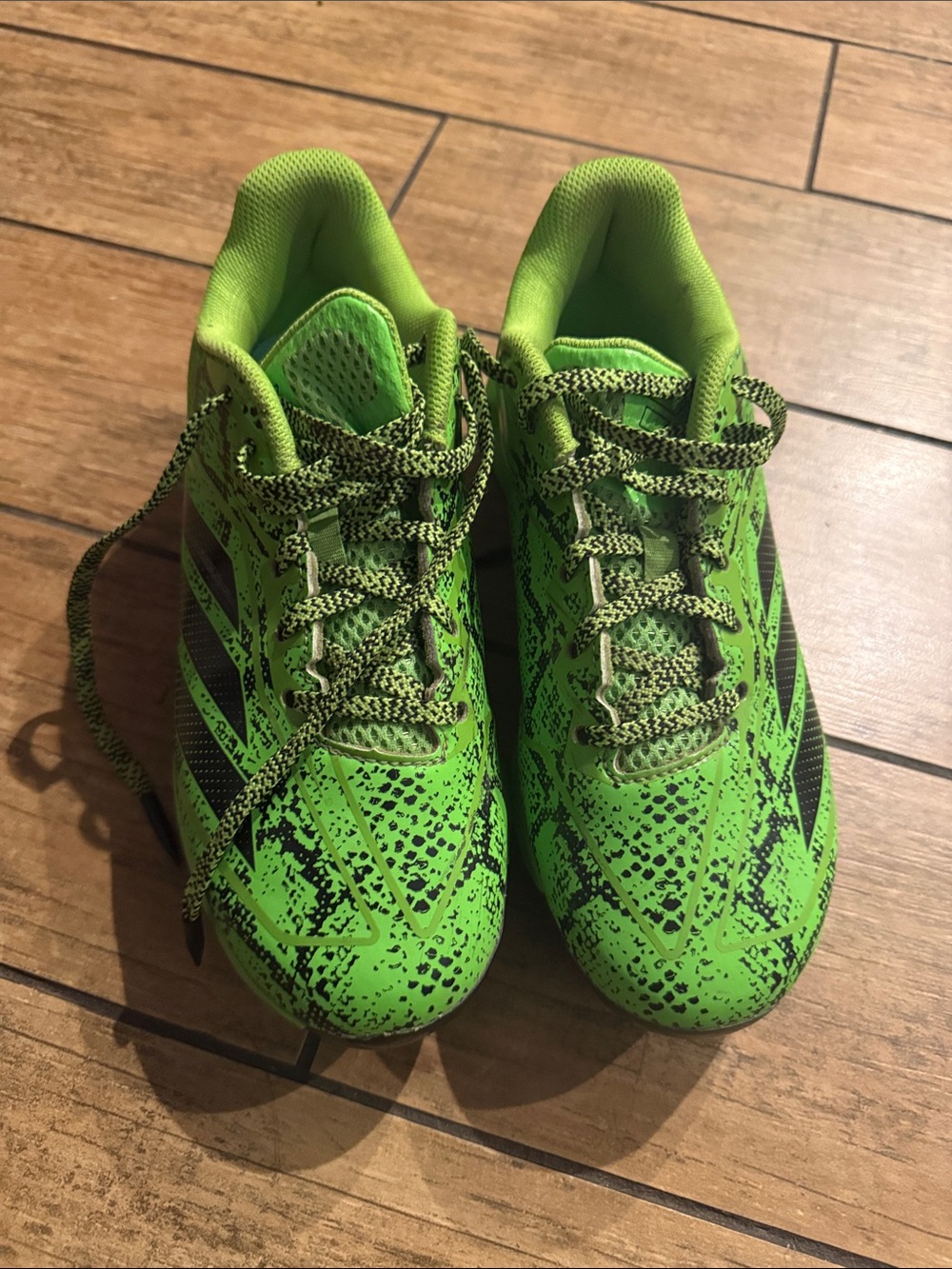 Kids Bright Green Athletic Sneakers